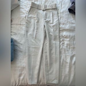 Zara pants with fabric belt